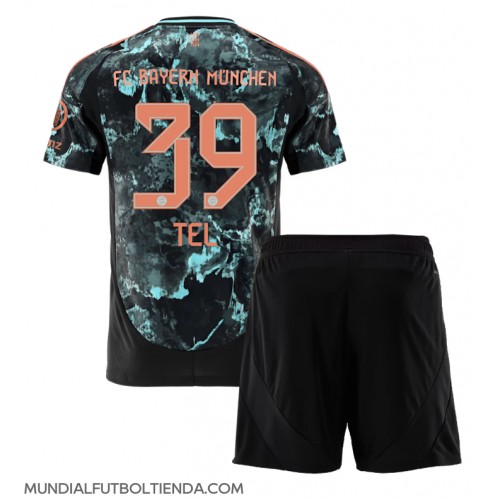 Camiseta Bayern Munich Mathys Tel #39 Segunda Equipación Replica 2024-25 para niños mangas cortas (+ Pantalones cortos)